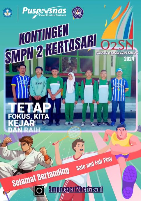 Kontingen SMPN 2 Kertasari Siap Berlaga di Olimpiade Olahraga Siswa Nasional (O2SN) 2024